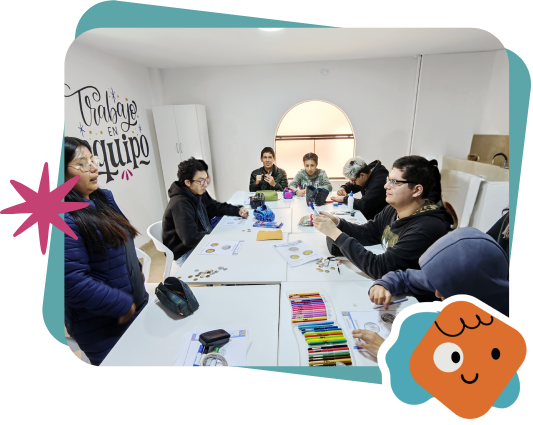 Two Girls working together