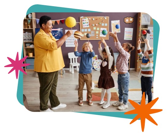 Two Girls working together